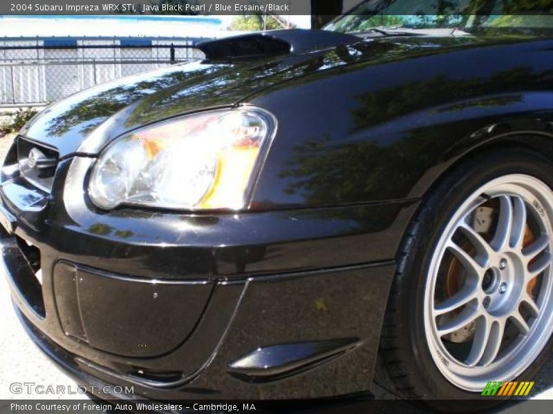 Java Black Pearl / Blue Ecsaine/Black 2004 Subaru Impreza WRX STi