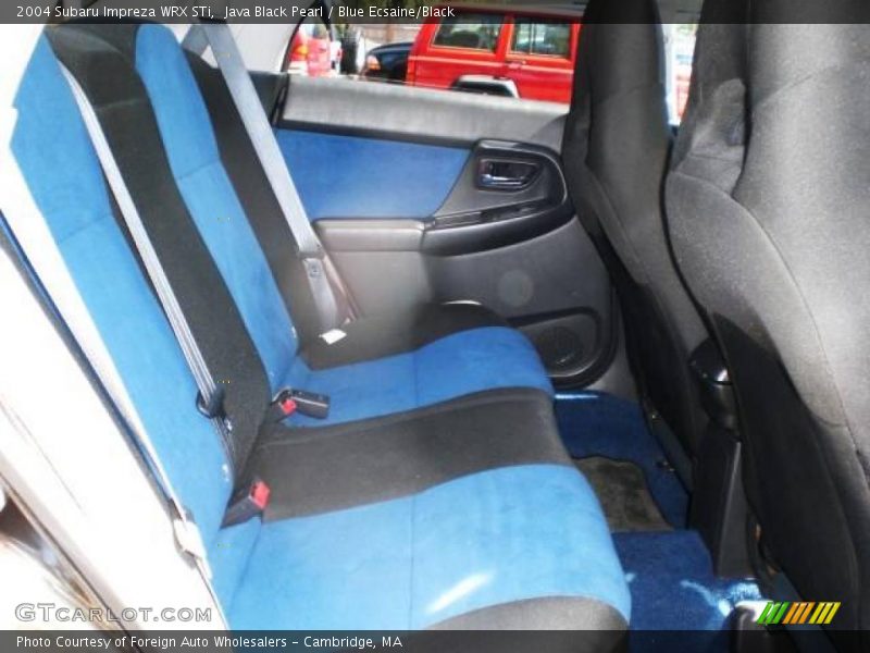 Java Black Pearl / Blue Ecsaine/Black 2004 Subaru Impreza WRX STi