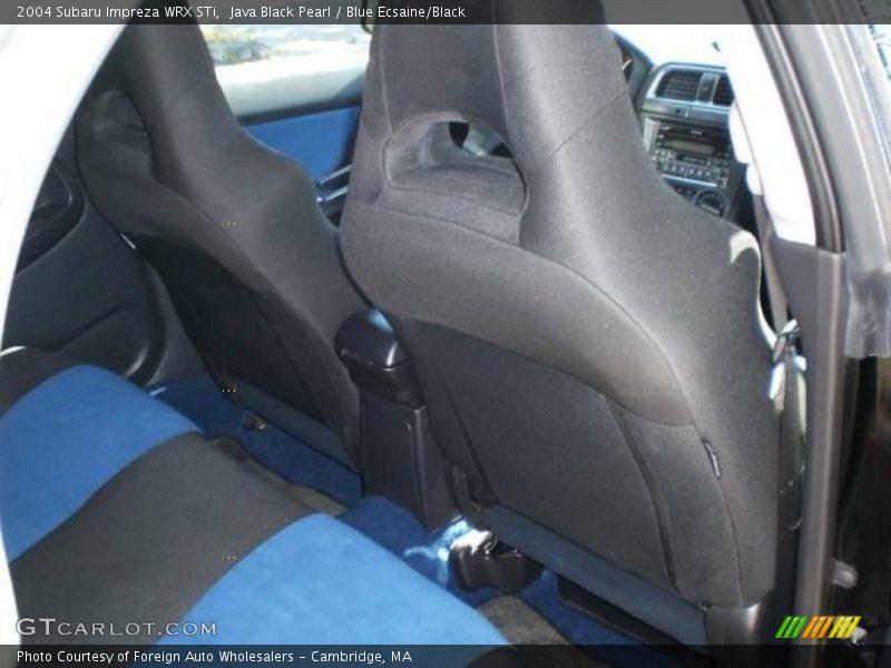 Java Black Pearl / Blue Ecsaine/Black 2004 Subaru Impreza WRX STi