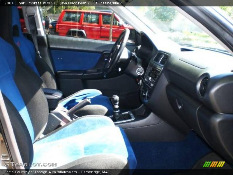 Java Black Pearl / Blue Ecsaine/Black 2004 Subaru Impreza WRX STi