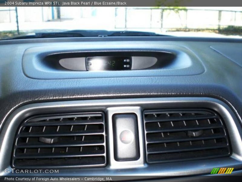 Java Black Pearl / Blue Ecsaine/Black 2004 Subaru Impreza WRX STi