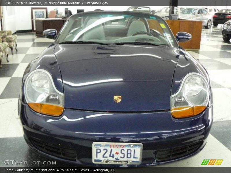 Midnight Blue Metallic / Graphite Grey 2002 Porsche Boxster
