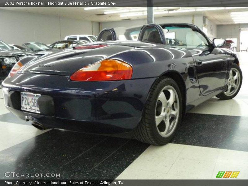 Midnight Blue Metallic / Graphite Grey 2002 Porsche Boxster