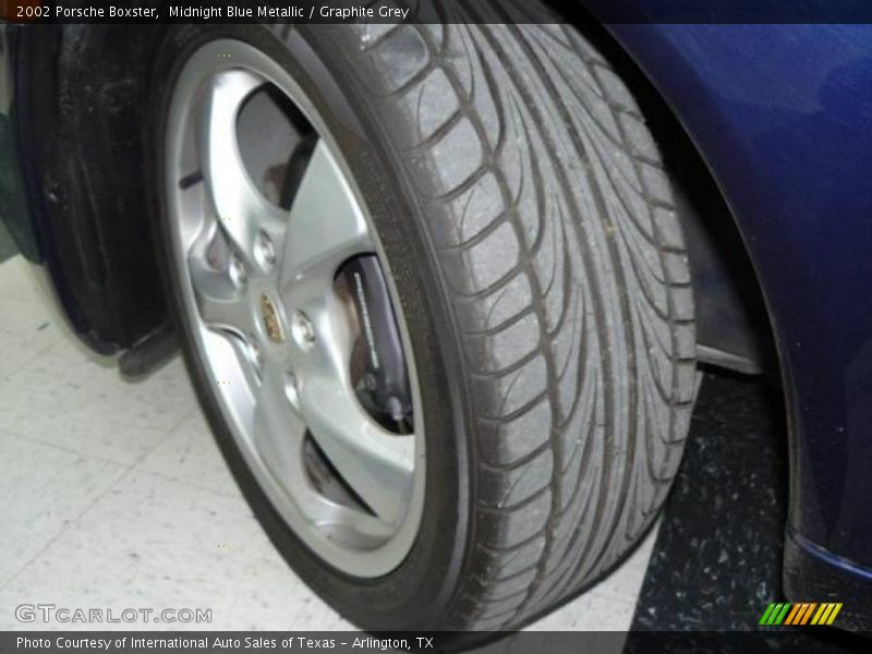 Midnight Blue Metallic / Graphite Grey 2002 Porsche Boxster