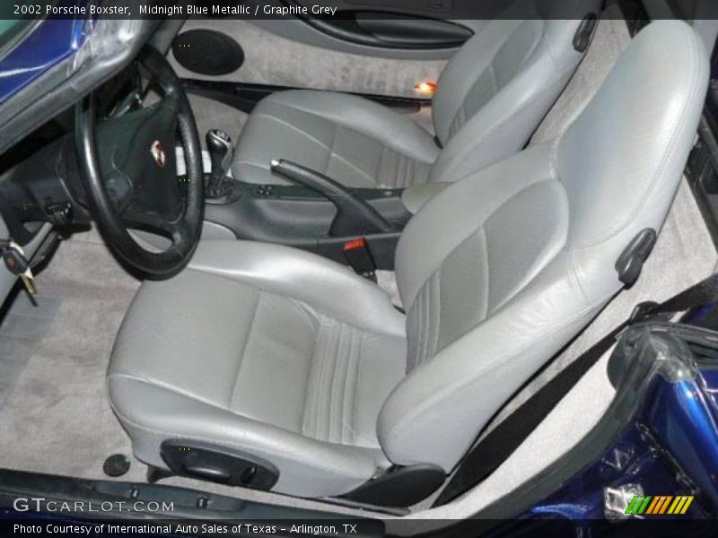 Midnight Blue Metallic / Graphite Grey 2002 Porsche Boxster