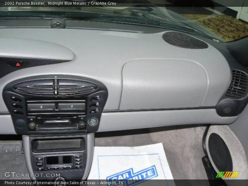 Midnight Blue Metallic / Graphite Grey 2002 Porsche Boxster