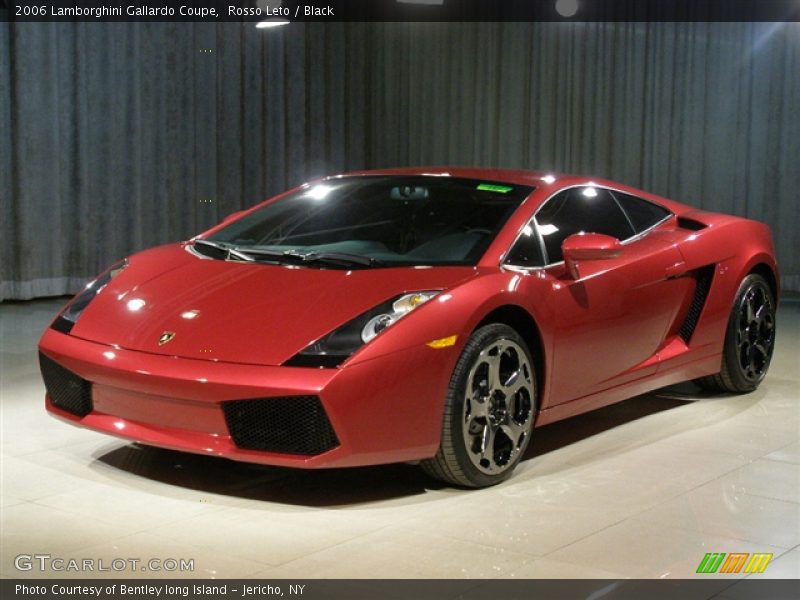 Rosso Leto / Black 2006 Lamborghini Gallardo Coupe