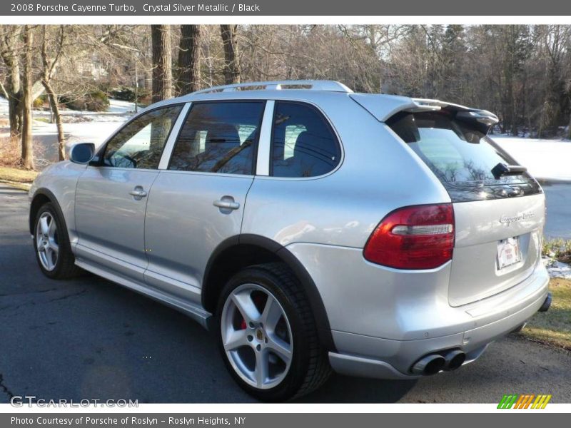 Crystal Silver Metallic / Black 2008 Porsche Cayenne Turbo