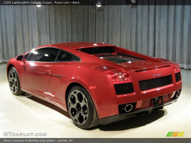 Rosso Leto / Black 2006 Lamborghini Gallardo Coupe