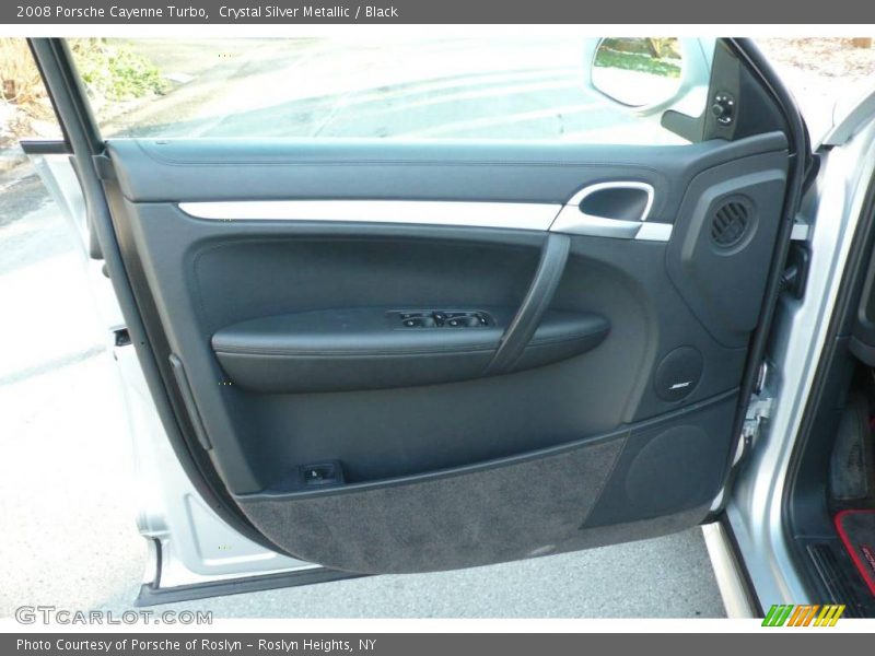 Crystal Silver Metallic / Black 2008 Porsche Cayenne Turbo