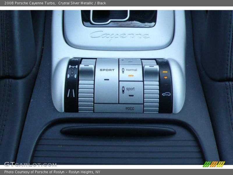 Crystal Silver Metallic / Black 2008 Porsche Cayenne Turbo