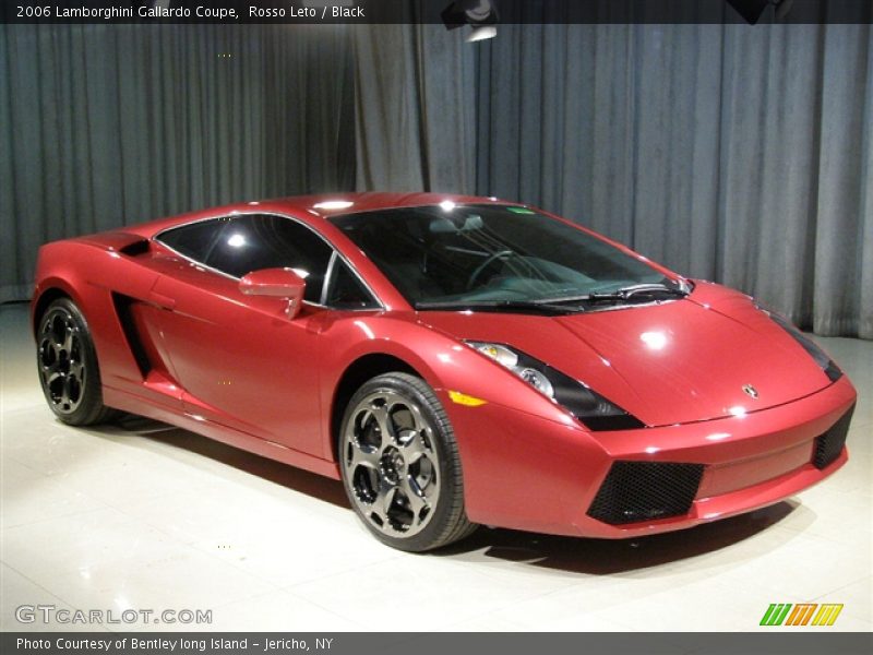 Rosso Leto / Black 2006 Lamborghini Gallardo Coupe