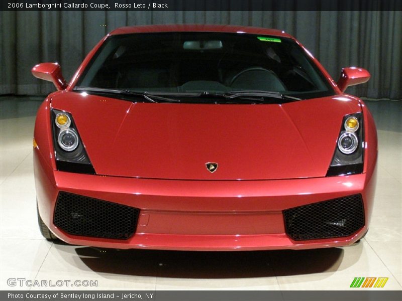 Rosso Leto / Black 2006 Lamborghini Gallardo Coupe