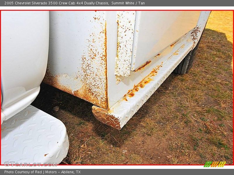 Summit White / Tan 2005 Chevrolet Silverado 3500 Crew Cab 4x4 Dually Chassis