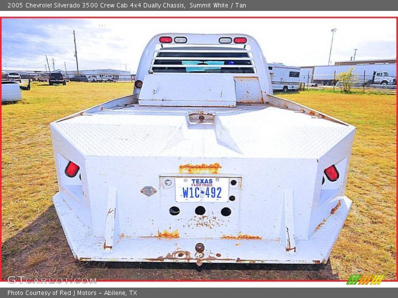 Summit White / Tan 2005 Chevrolet Silverado 3500 Crew Cab 4x4 Dually Chassis