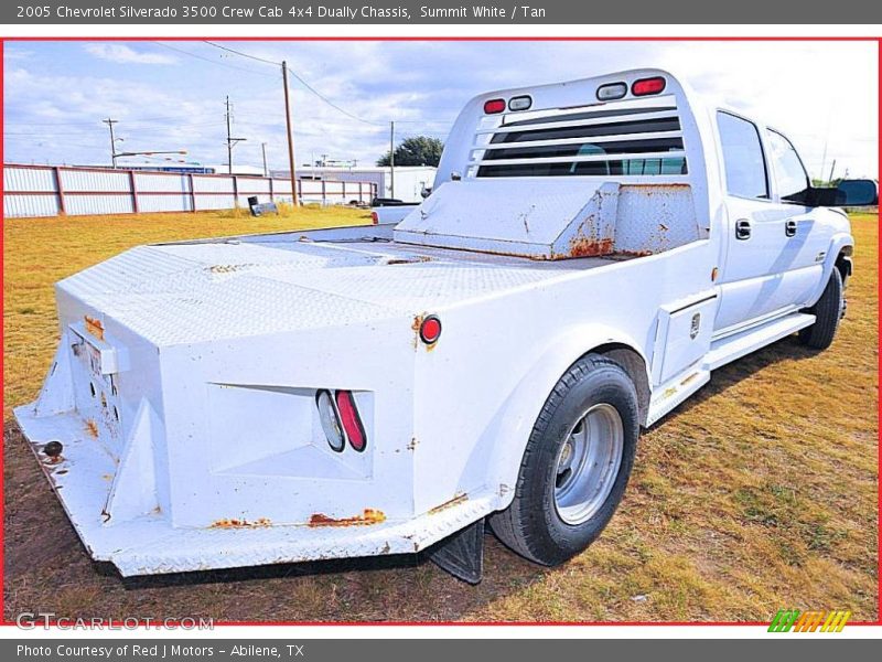 Summit White / Tan 2005 Chevrolet Silverado 3500 Crew Cab 4x4 Dually Chassis