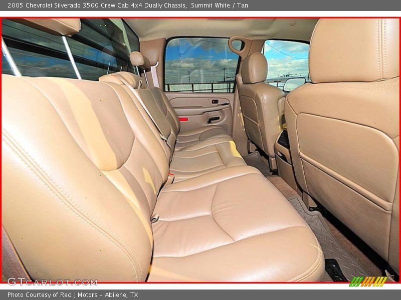 Summit White / Tan 2005 Chevrolet Silverado 3500 Crew Cab 4x4 Dually Chassis