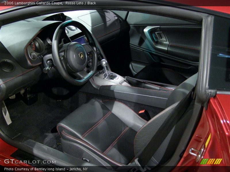 Rosso Leto / Black 2006 Lamborghini Gallardo Coupe