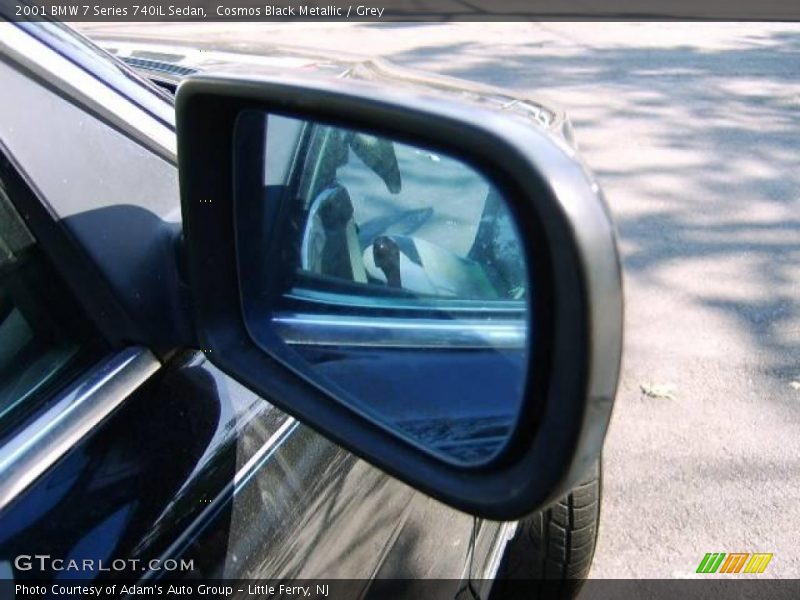 Cosmos Black Metallic / Grey 2001 BMW 7 Series 740iL Sedan