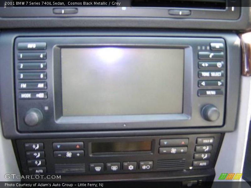Cosmos Black Metallic / Grey 2001 BMW 7 Series 740iL Sedan