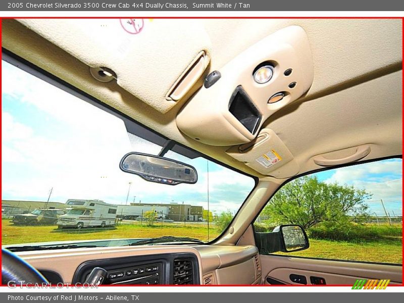 Summit White / Tan 2005 Chevrolet Silverado 3500 Crew Cab 4x4 Dually Chassis