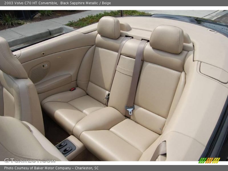 Black Sapphire Metallic / Beige 2003 Volvo C70 HT Convertible