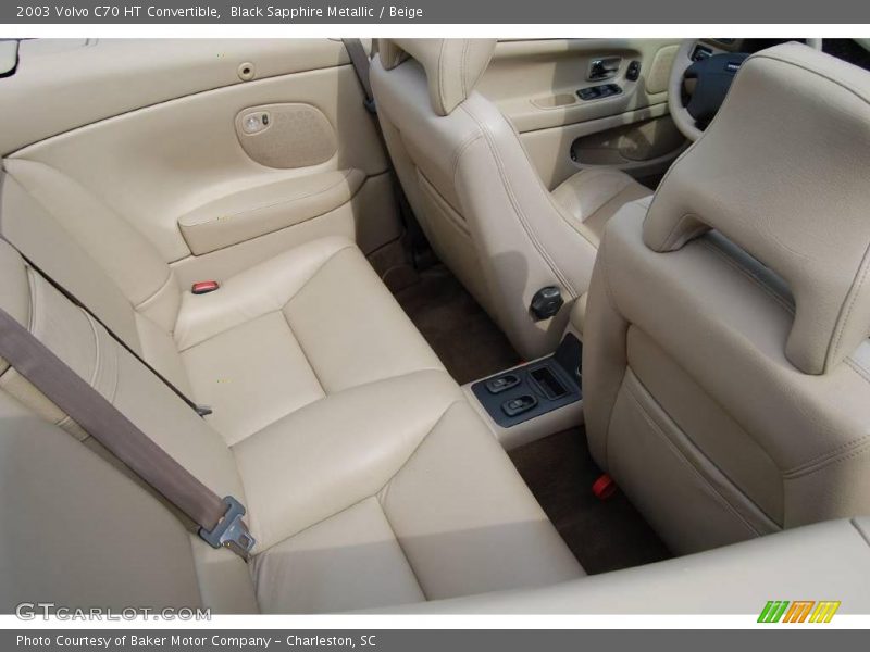 Black Sapphire Metallic / Beige 2003 Volvo C70 HT Convertible
