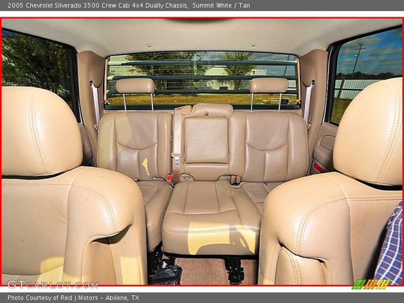 Summit White / Tan 2005 Chevrolet Silverado 3500 Crew Cab 4x4 Dually Chassis