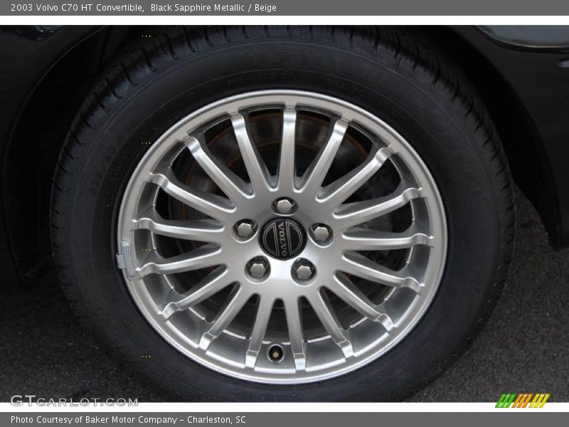 Black Sapphire Metallic / Beige 2003 Volvo C70 HT Convertible