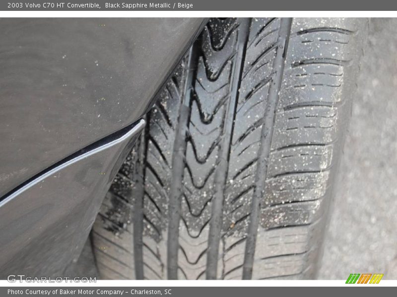 Black Sapphire Metallic / Beige 2003 Volvo C70 HT Convertible