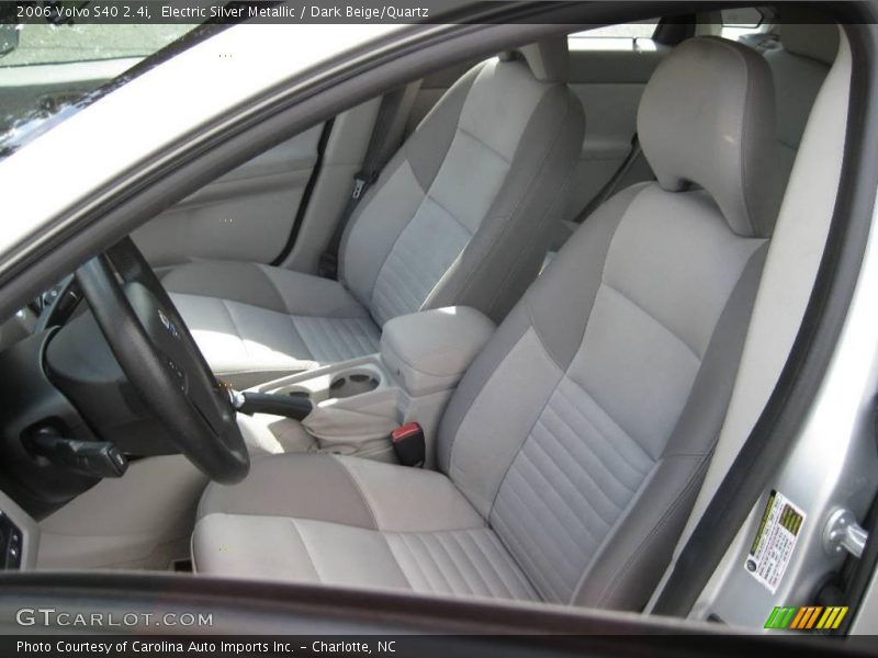 Electric Silver Metallic / Dark Beige/Quartz 2006 Volvo S40 2.4i