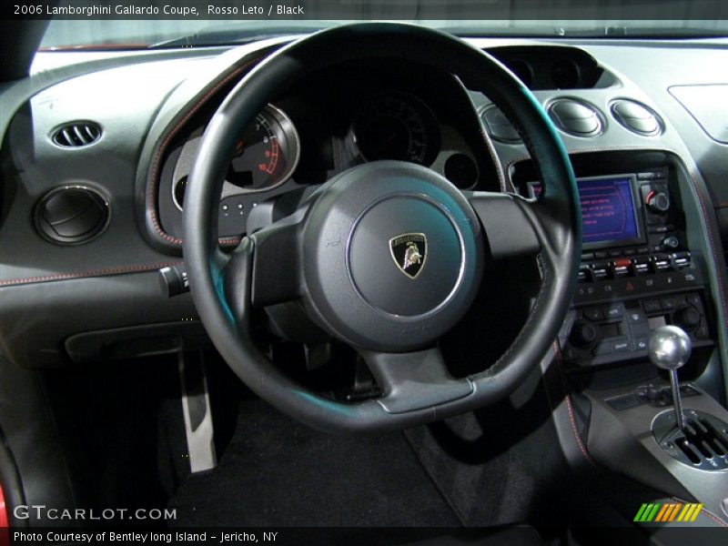 Rosso Leto / Black 2006 Lamborghini Gallardo Coupe