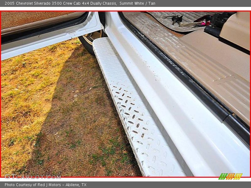 Summit White / Tan 2005 Chevrolet Silverado 3500 Crew Cab 4x4 Dually Chassis