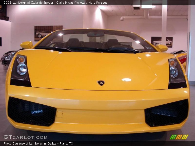 Giallo Midas (Yellow) / Nero Perseus 2008 Lamborghini Gallardo Spyder