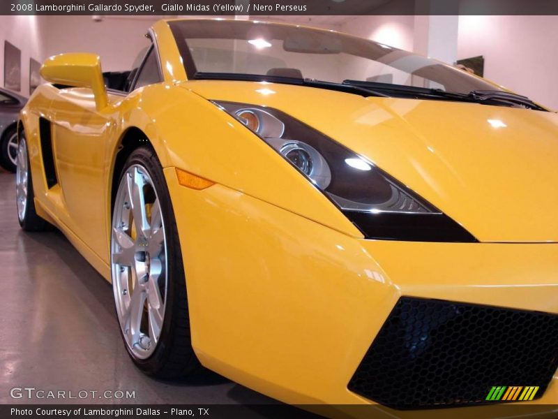 Giallo Midas (Yellow) / Nero Perseus 2008 Lamborghini Gallardo Spyder