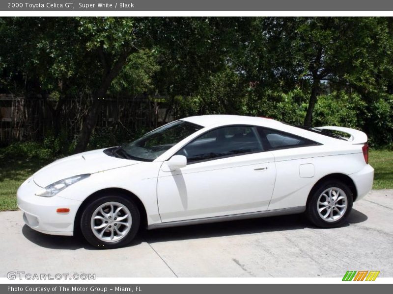 Super White / Black 2000 Toyota Celica GT