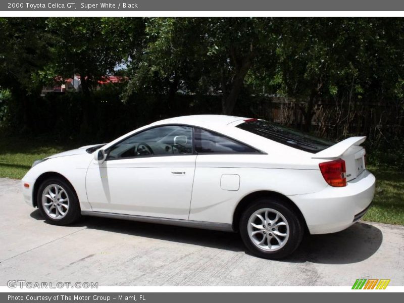 Super White / Black 2000 Toyota Celica GT