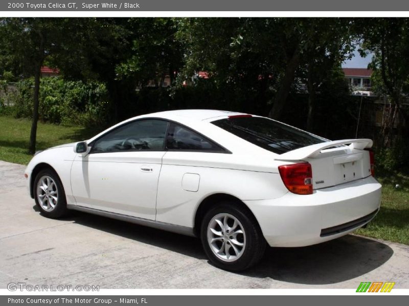 Super White / Black 2000 Toyota Celica GT