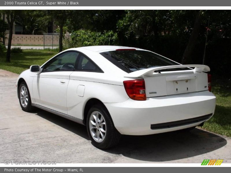 Super White / Black 2000 Toyota Celica GT