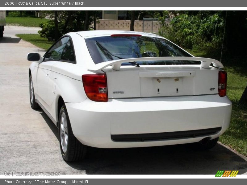Super White / Black 2000 Toyota Celica GT