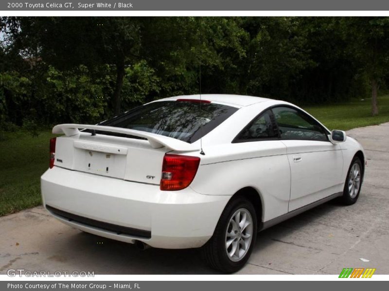 Super White / Black 2000 Toyota Celica GT