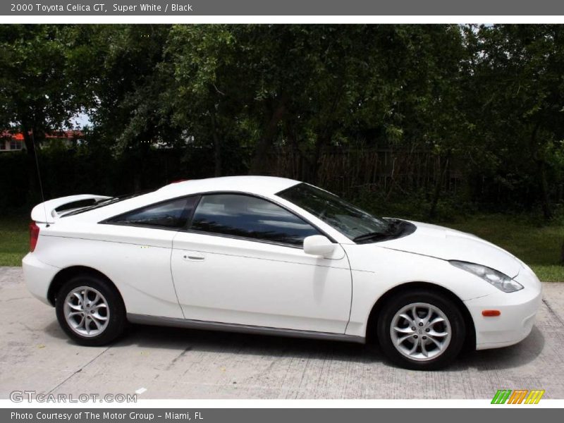 Super White / Black 2000 Toyota Celica GT