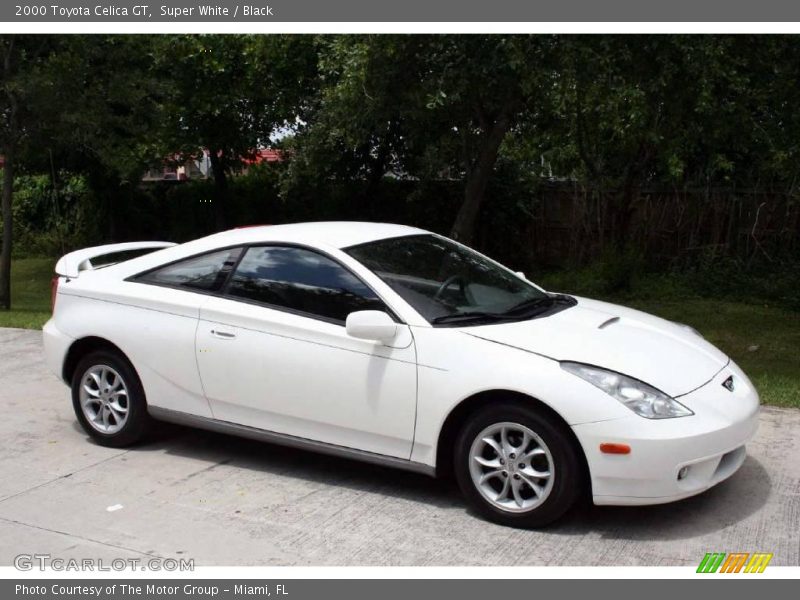 Super White / Black 2000 Toyota Celica GT