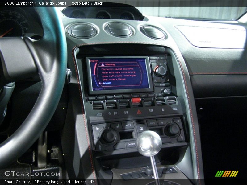 Rosso Leto / Black 2006 Lamborghini Gallardo Coupe
