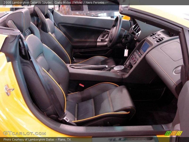 Giallo Midas (Yellow) / Nero Perseus 2008 Lamborghini Gallardo Spyder