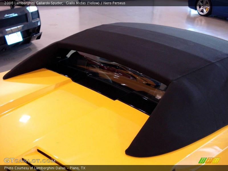Giallo Midas (Yellow) / Nero Perseus 2008 Lamborghini Gallardo Spyder