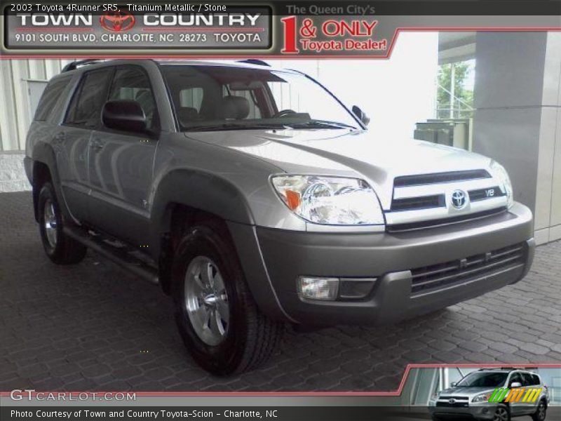 Titanium Metallic / Stone 2003 Toyota 4Runner SR5