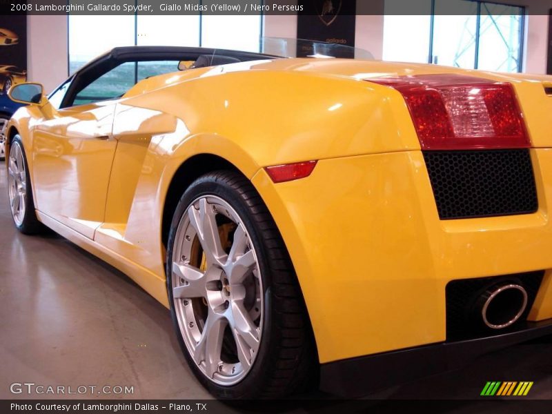 Giallo Midas (Yellow) / Nero Perseus 2008 Lamborghini Gallardo Spyder
