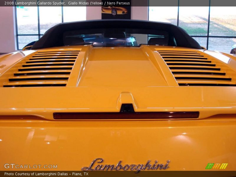 Giallo Midas (Yellow) / Nero Perseus 2008 Lamborghini Gallardo Spyder