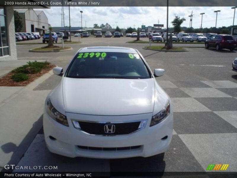 Taffeta White / Ivory 2009 Honda Accord EX-L Coupe